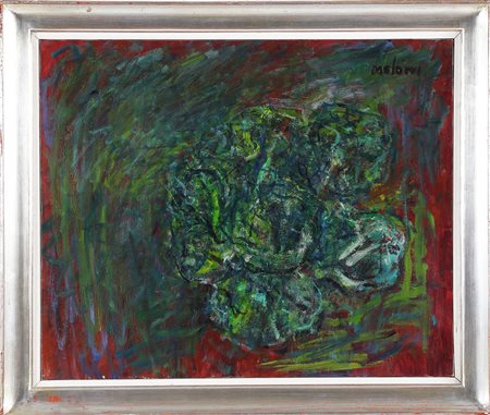 MELONI GINO (1905 - 1989) Cavolfiore. 1981. olio su tela. Cm 60,00 x 50,00....