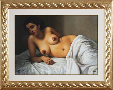 GONZAGA GIOVAN FRANCESCO (1921 - 2007) Senza titolo. . Serigrafia su tela. Cm...