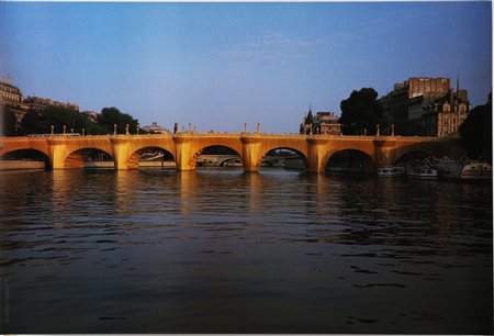 CHRISTO (n. 1935) Parigi. Offset. Cm 92,50 x 61,50. 1975 - 1985.