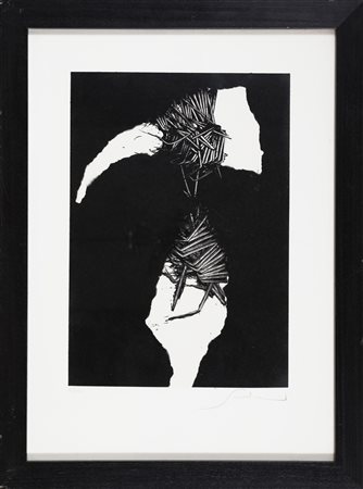 SCANAVINO EMILIO (1922 - 1986) Senza titolo. Litografia. Cm 50,00 x 70,00....