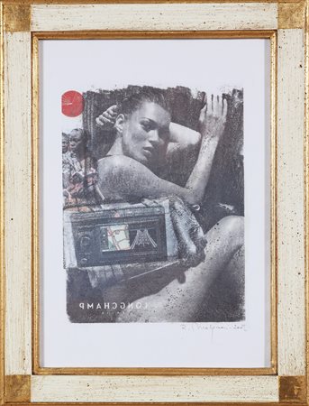 MALQUORI ROBERTO (n. 1929) Kate moss. 2007. Litografia. Cm 25,00 x 35,00....