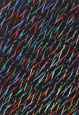 DORAZIO PIERO (1927 - 2005) Night Fall. 1990. Serigrafia. Cm 70,00 x 100,00....