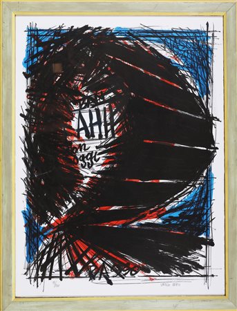 BERTI VINICIO (1921 - 1991) Senza titolo. Litografia. . Cm 60,00 x 80,00....