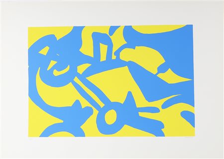 ACCARDI CARLA (n. 1924) Senza titolo. Serigrafia. Cm 105,00 x 75,00. 15/99....
