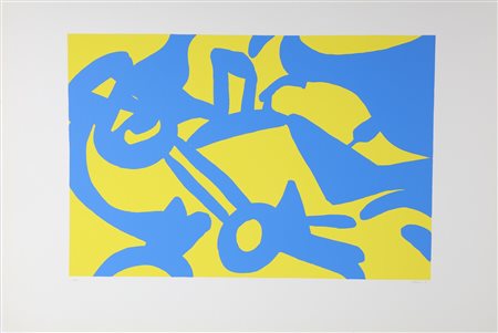 ACCARDI CARLA (n. 1924) Senza titolo. Serigrafia. Cm 105,00 x 75,00. 18/99....