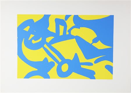 ACCARDI CARLA (n. 1924) Senza titolo. Serigrafia. Cm 105,00 x 75,00. 22/99....