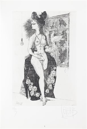 LEHERB HELMUT (1933 - 1997) Cartella composta da n.5 grafiche. Les fenetres....