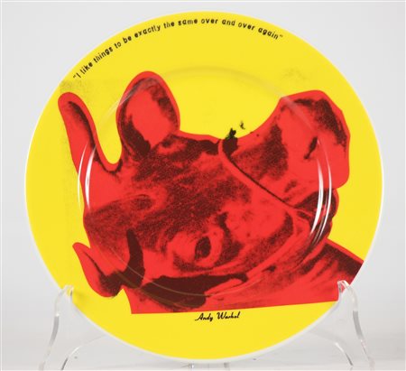 WARHOL ANDY (1928 - 1987) D'apres. Senza titolo. Porcellana. Cm 21,50 x...