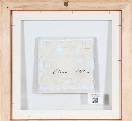 ZAULI CARLO (1926 - 2002) Senza titolo. Ceramica. Cm 20,00 x 20,00. Firma al...