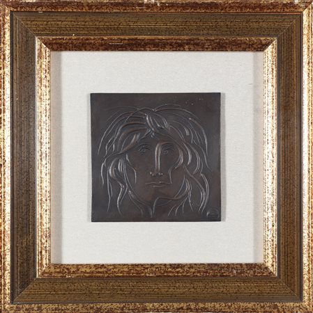 MANZU' GIACOMO (1908 - 1991) D'apres. Penelope. Bronzo. Cm 20,00 x 20,00....