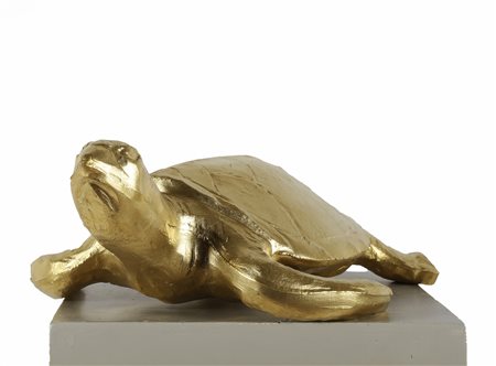 CRACKING ART GROUP (n. 1993) Tartaruga. Plastica dura colorata. Cm 40,00 x...