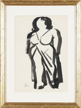 VENNA LUCIO (1897 - 1974) Senza titolo. China su carta. Cm 17,00 x 25,00....