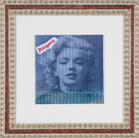MALIPIERO (n. 1934) Osmosi - Marilyn Niagara. 2015. Tecnica mista collage su...