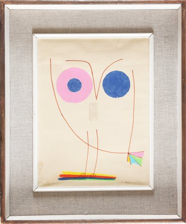 CRIPPA ROBERTO GAETANO (1921 - 1972) Senza titolo. 1965. Tecnica mista su...