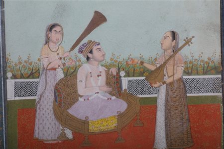 TARQUINIO SERGIO (n. 1925) Senza titolo. Olio su cartone. Cm 36,50 x 51,00....