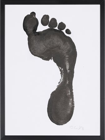 CINTOLI CLAUDIO (1935 - 1978) Senza titolo. 1973. China su carta. Cm 21,00 x...