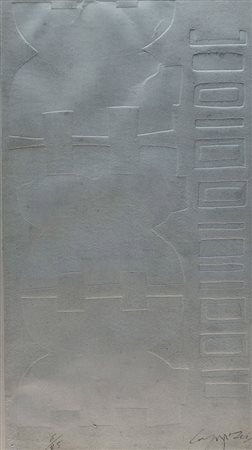 GIUSEPPE CAPOGROSSI (Roma 1900 - 1972) Senza titolo, 1964 Litografia, ex....