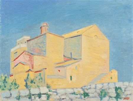 ALIGI SASSU (Milano 1912 - Pollença 2000) La Chiesa di Alcudia, prima metà...