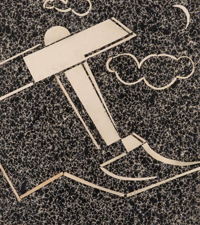 GIULIO D'ANNA (Villarosa 1908 - Messina 1978) Aeropittura, 1932 ca. Bozzetto...