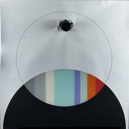 EUGENIO CARMI (Genova 1920 - Febbraio 2016) Specchio da parete Vetro, cm. 70...