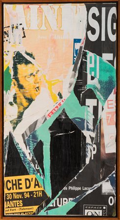 JACQUES VILLEGLÉ (Quimper 1926) 37, avenue du Parc de Procè, Nantes, 1994...