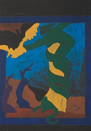 TANO FESTA (Roma 1938- 1988) Dal peccato originale, 1981-83 Acrilico su tela,...