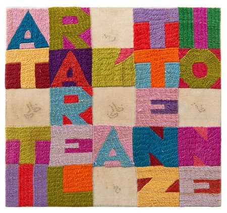 ALIGHIERO BOETTI (Torino 1940 - Roma 1994) Attirare l'attenzione, 1989 ca....