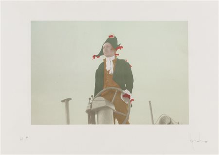 LUIGI ONTANI (Grizzana Morandi 1943) Coppia di tableau vivant, anni '70...