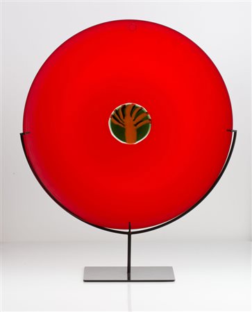 PIATTO VENINI ESTATE 48.821, 1989 Un piatto della serie 'Quattro stagioni',...