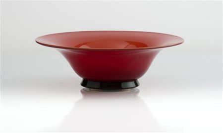 CENTROTAVOLA VENINI ITALIA 1986 Centrotavola in vetro di Murano soffiato...