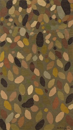 NIKI BERLINGUER (Rieti 1905 - Roma 1994) Macchie, 1976 Arazzo, cm. 157 x 88...