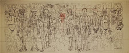 HERMANN NITSCH 1938 " Das letzte Abendmahl ( L'ultima cena ) ", 1983...