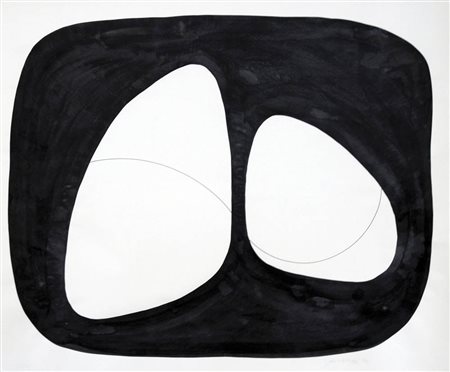 PAOLO SCHEGGI 1940 - 1971 Senza titolo, 1967 Inchiostro su carta, cm. 57 x 67...