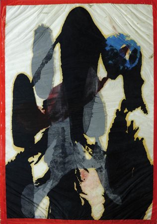 ARTURO CARMASSI 1925 Senza titolo, 1958 Olio su carta, cm. 70 x 50 Firmato e...