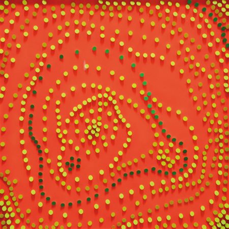 FRANCO COSTALONGA 1933 " Optical ", 1995 Rilievi su tavola, cm. 70 x 70...