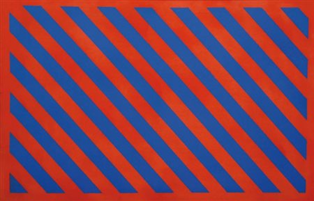 ROCCO BORELLA 1920 - 1994 " Guard rail ", 1977 Acrilico su tavola, cm. 60 x...