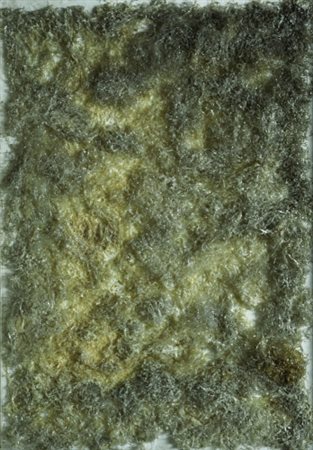 REMO BIANCO 1922 - 1988 Senza titolo, anni 50 Paglia di plastica e plastica...