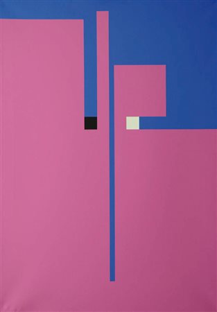 BRUNO MUNARI 1907 - 1998 " Negativo positivo ", 1955/1991 Olio su tela, cm....