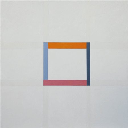 CLAUDIO VERNA 1937 " Archipittura XIII ", 1976 Olio su tela, cm. 145 x 145...