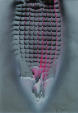 FRANCO COSTALONGA 1933 " Destrutturazione ", 2004 Acrilico su cartone, cm. 50...