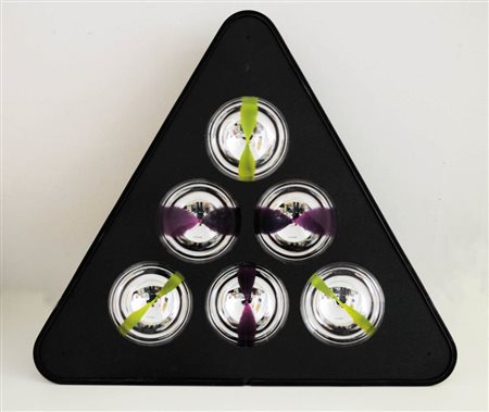 FRANCO COSTALONGA 1933 " OC6GV.TN ", 1971 Scultura 6 sfere, cm. 63 x 71 x 8...