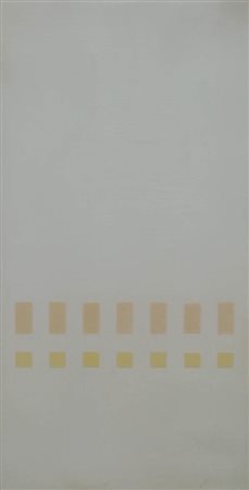 ANTONIO CALDERARA 1903 - 1978 Senza titolo, 1971 Olio su tavola, cm. 27 x...