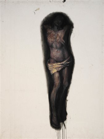 ANGELO BORDIGA 1963 Senza titolo, 2009 Olio su tela, cm. 200 x 150 Firmato e...