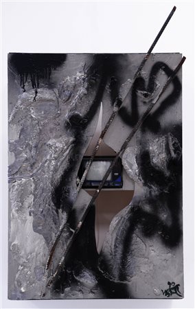 WOLF VOSTELL 1932 - 1998 " La rivoluzione della televisione n. 3 ", 1990...