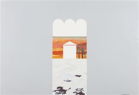 ELIO TORRIERO TORRIERI (1945)Inverno, 1972 Olio su telaCm 51x73Firma e...