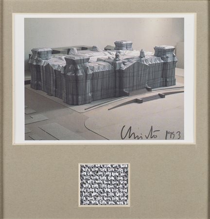 CHRISTO (1935)Senza Titolo, 1993 Cartolina firmataCm 18x17Firma e datazione...