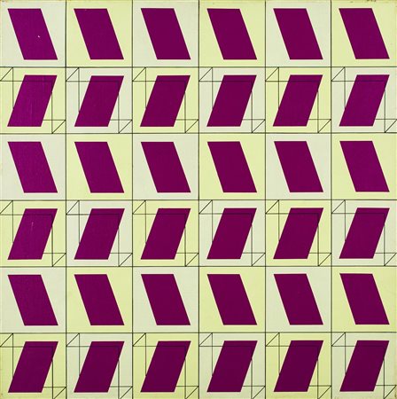 WALTER FUSI (1924-2013)Senza Titolo, 1964 Acrilici su telaCm 60x60Firma,...