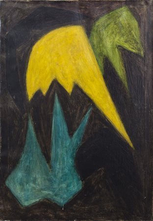 ENRICO BORDONI (1904-1969)Ricercare secondo, 1952 Olio su telaCm 100x70Firma...