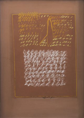 AGOSTINO FERRARI (1938)Senza Titolo Tecnica mista su cartaCm 69x49Firma al...