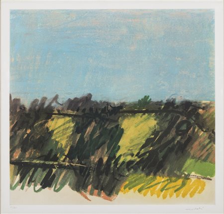 ENNIO MORLOTTI (1910-1992)Senza Titolo LitografiaCm 51x54Firma a matita in...